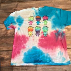 Tie Dye Troll T shirt large